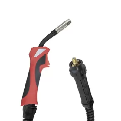 MIG TORCH 250A - AIR - 3m - STEEL (Ø1.0mm-M6) - RED